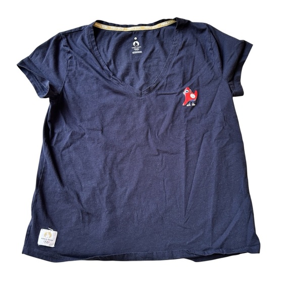 Paris Olympic Tops - Paris 2024 Navy‎ Blue T-Shirt